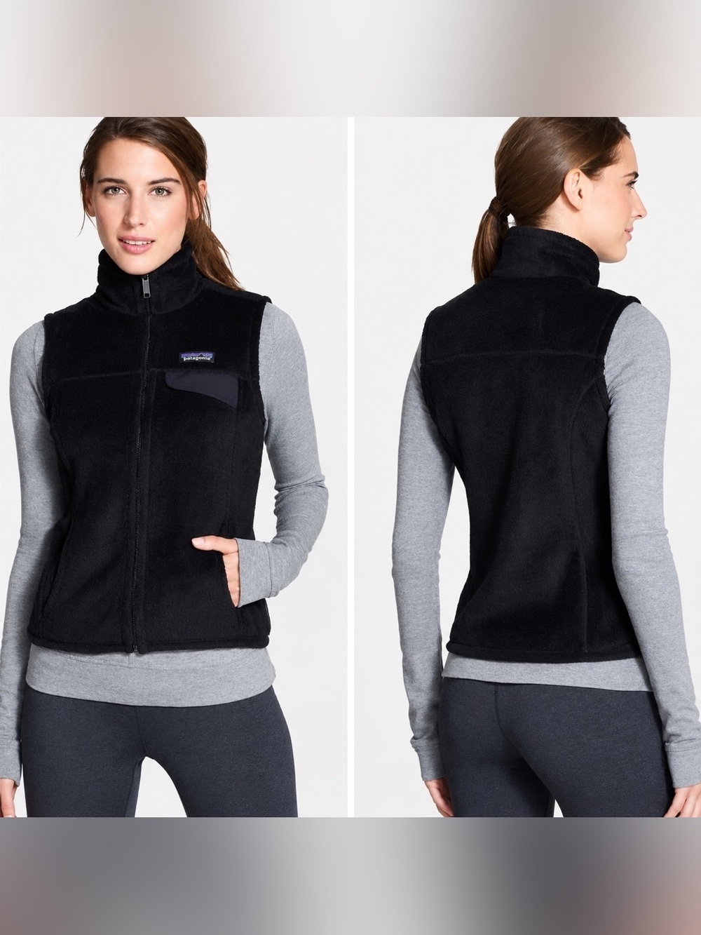 Patagonia Polartec ReTool Vest, Thermal Pro Fleece, Contour Fit, Women's Medium